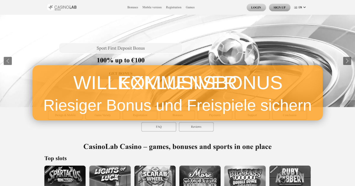 CasinoLab - Offizielle Website Deutschland